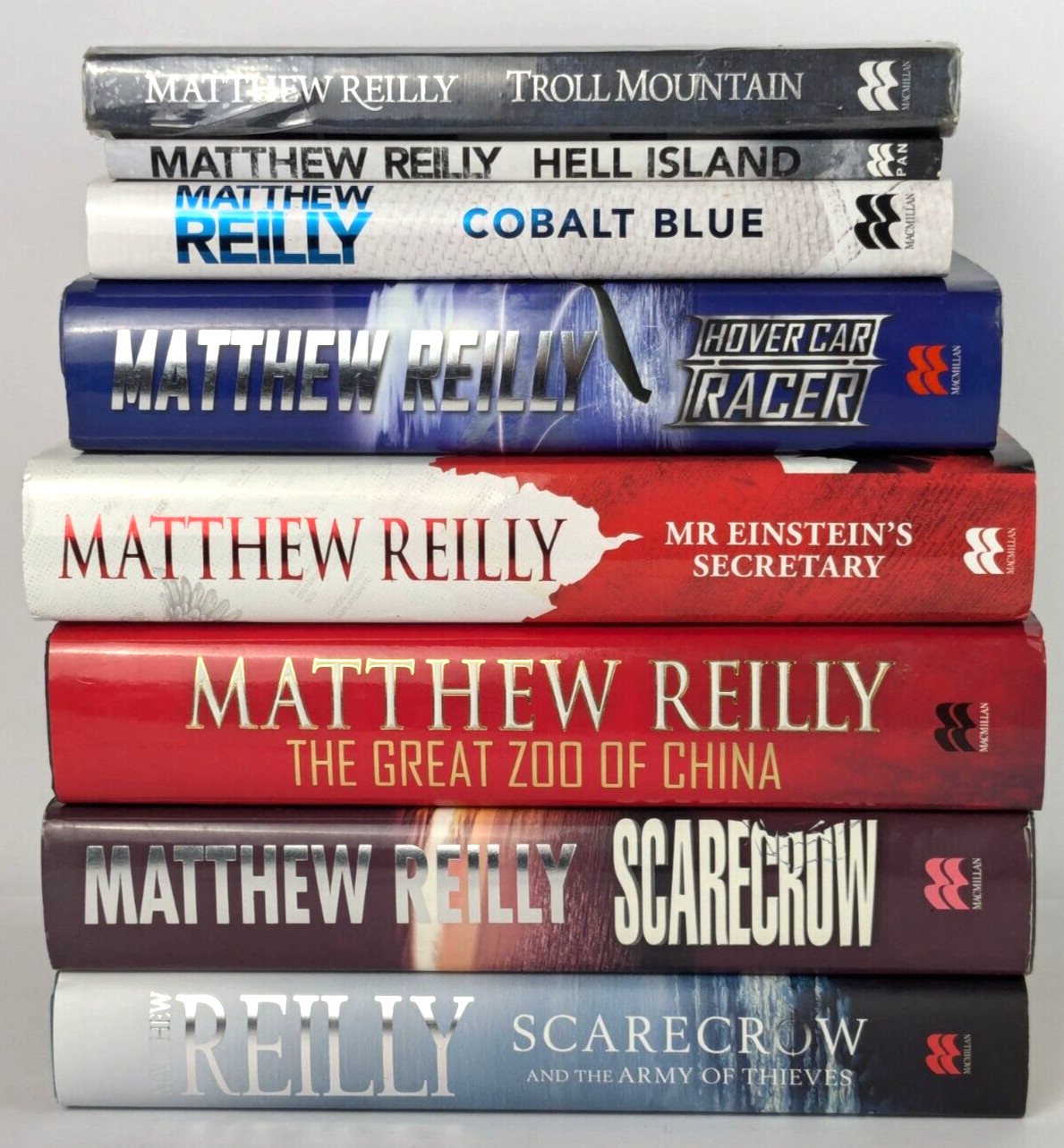 Matthew Reilly x 8 Hover Car Racer Scarecrow Cobalt Blue Great Zoo of China
