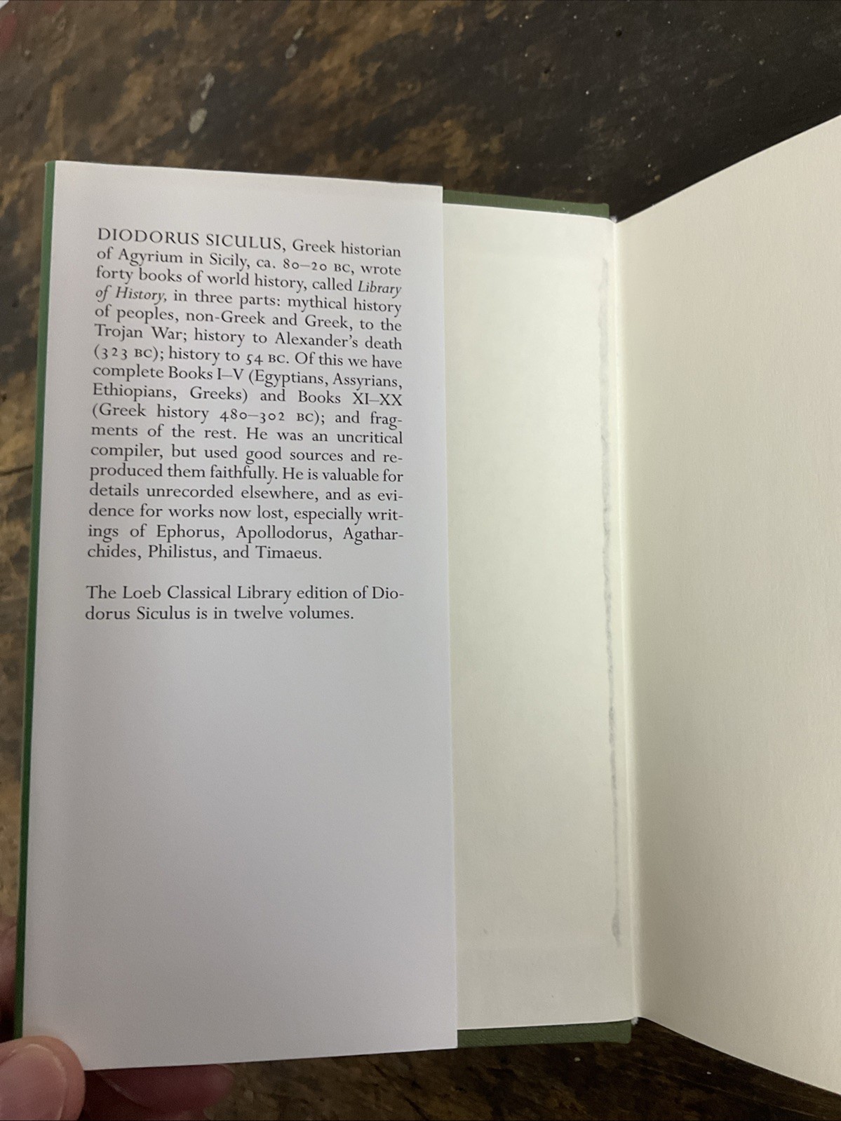 Library of History, Volume I : Books 1-2. 34 by Diodorus Diodorus Siculus (1933)