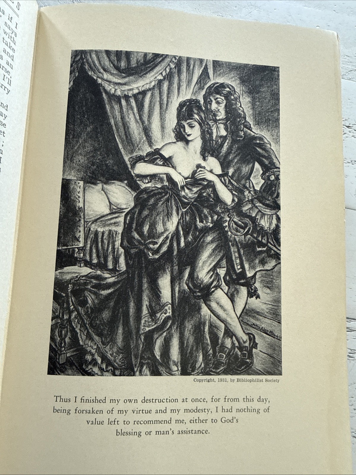 Moll Flanders Daniel Defoe 1931 HC Illustrated John Alan Maxwell Erotica
