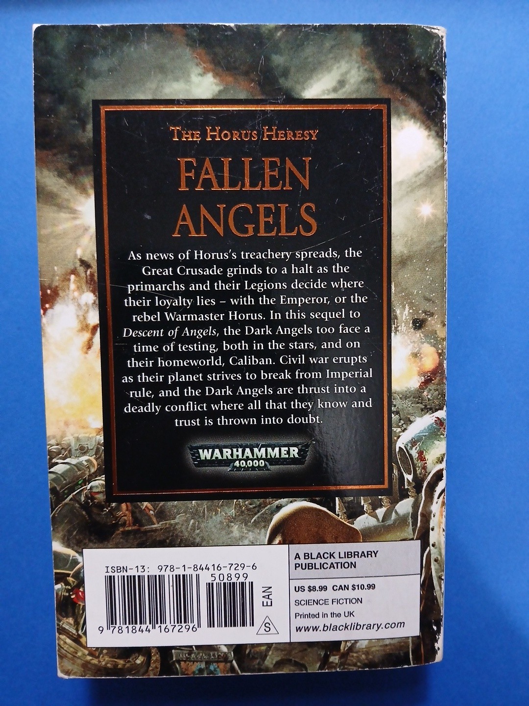 Mike Lee Warhammer 40,000 40K Horus Heresy Fallen Angels Mass Market 2009