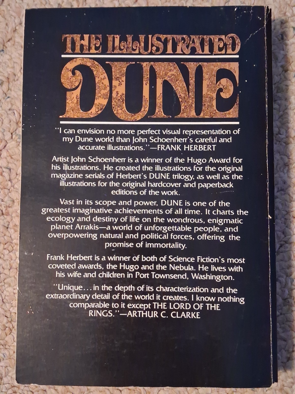 Illustrated Dune 1978 Berkley Windhover PB Frank Herbert John Schoenherr 1st Ed.