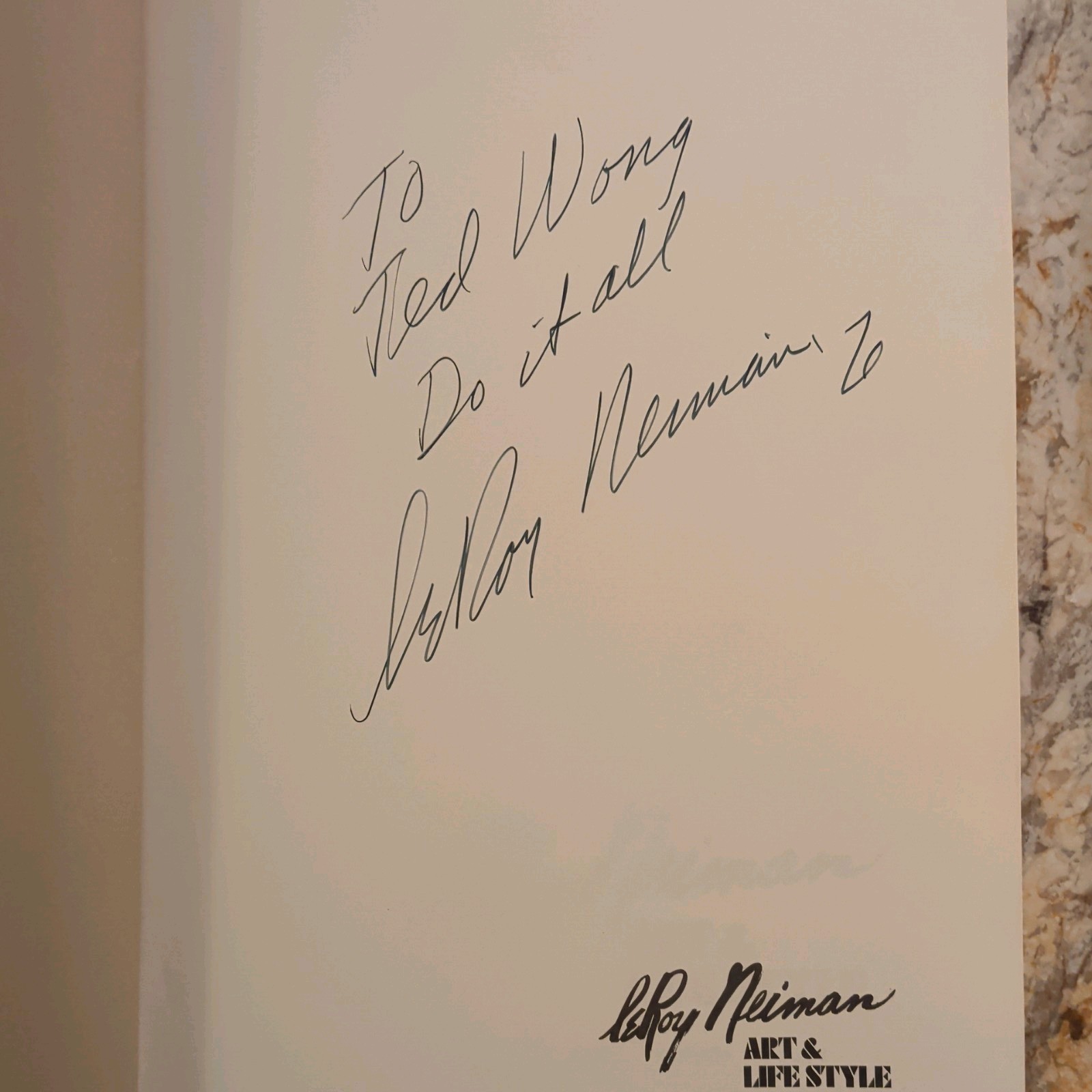 Leroy Neiman: Art and Lifestyle by Leroy Neiman (Hardcover) Inscribed 1st Ed.
