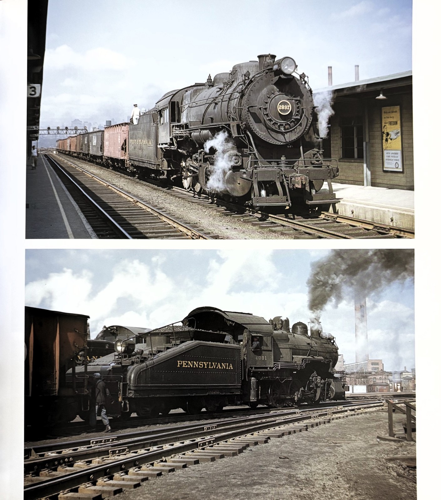 The Pennsylvania Railroad: 1940s-1950s by Don Ball, Jr., hc/dj, 2d edition, 1986