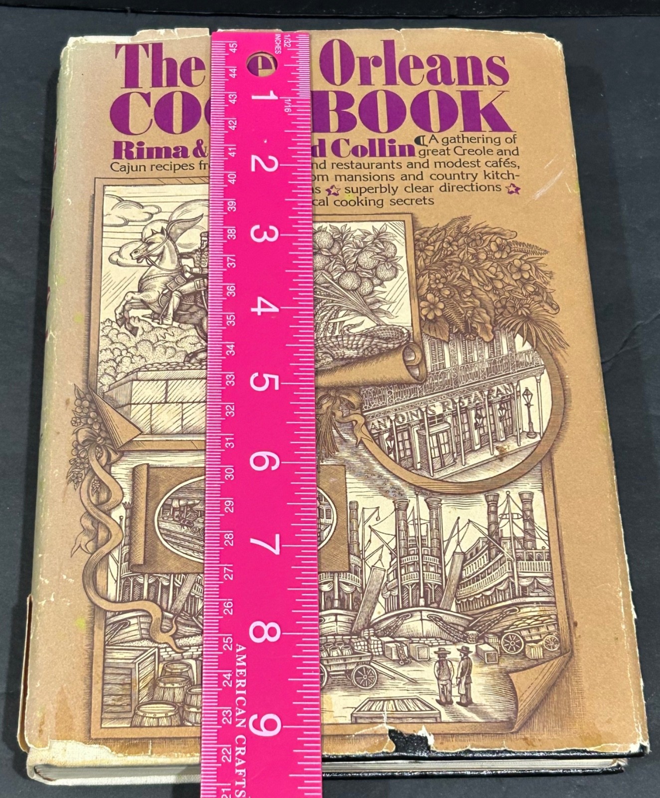 The New Orleans Cookbook by Rima & Richard Collin (1975 HC/DJ) 7th Printing 1979