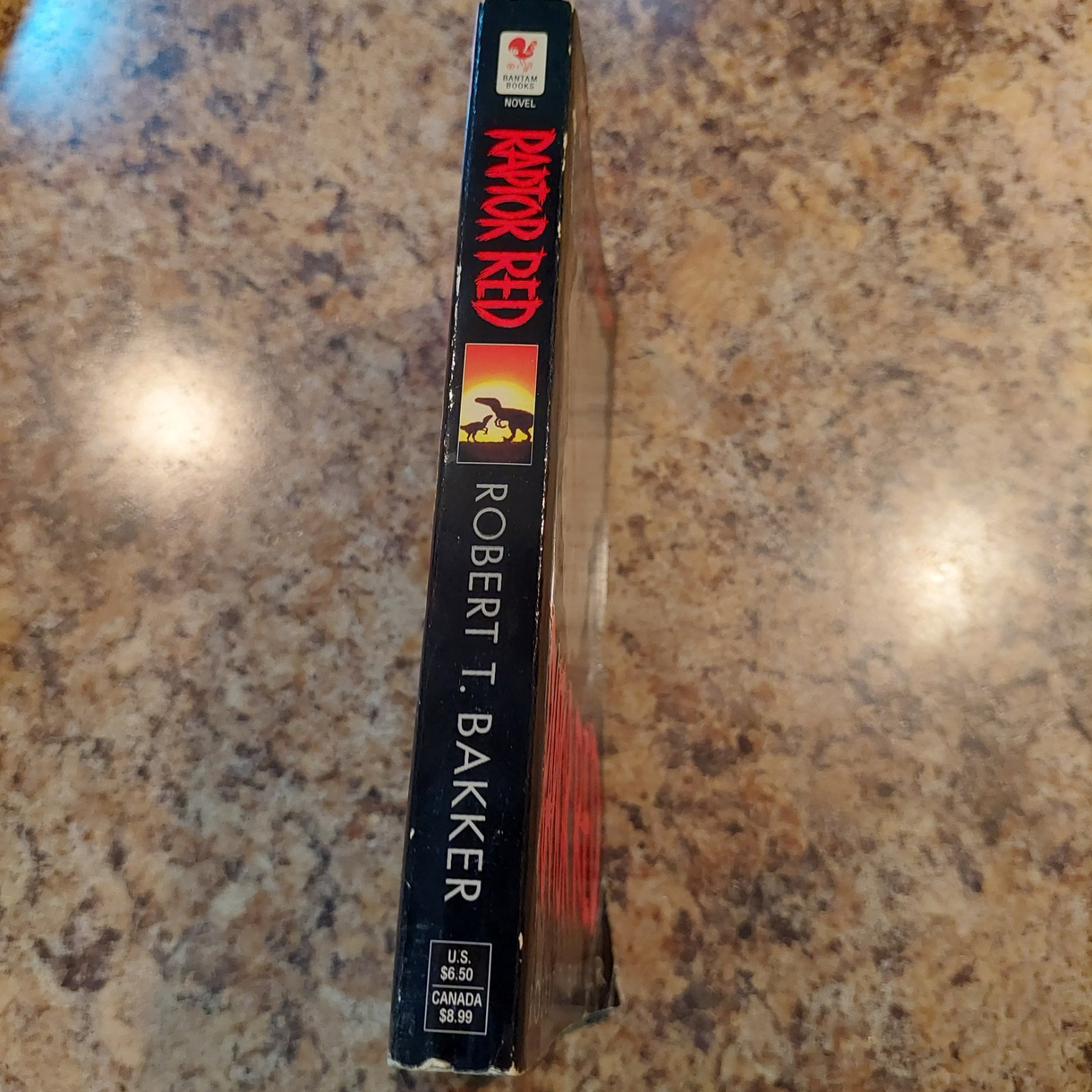 RAPTOR RED Paperback Book 1996 ROBERT T. BAKKER Dinosaurs HOLOGRAM COVER