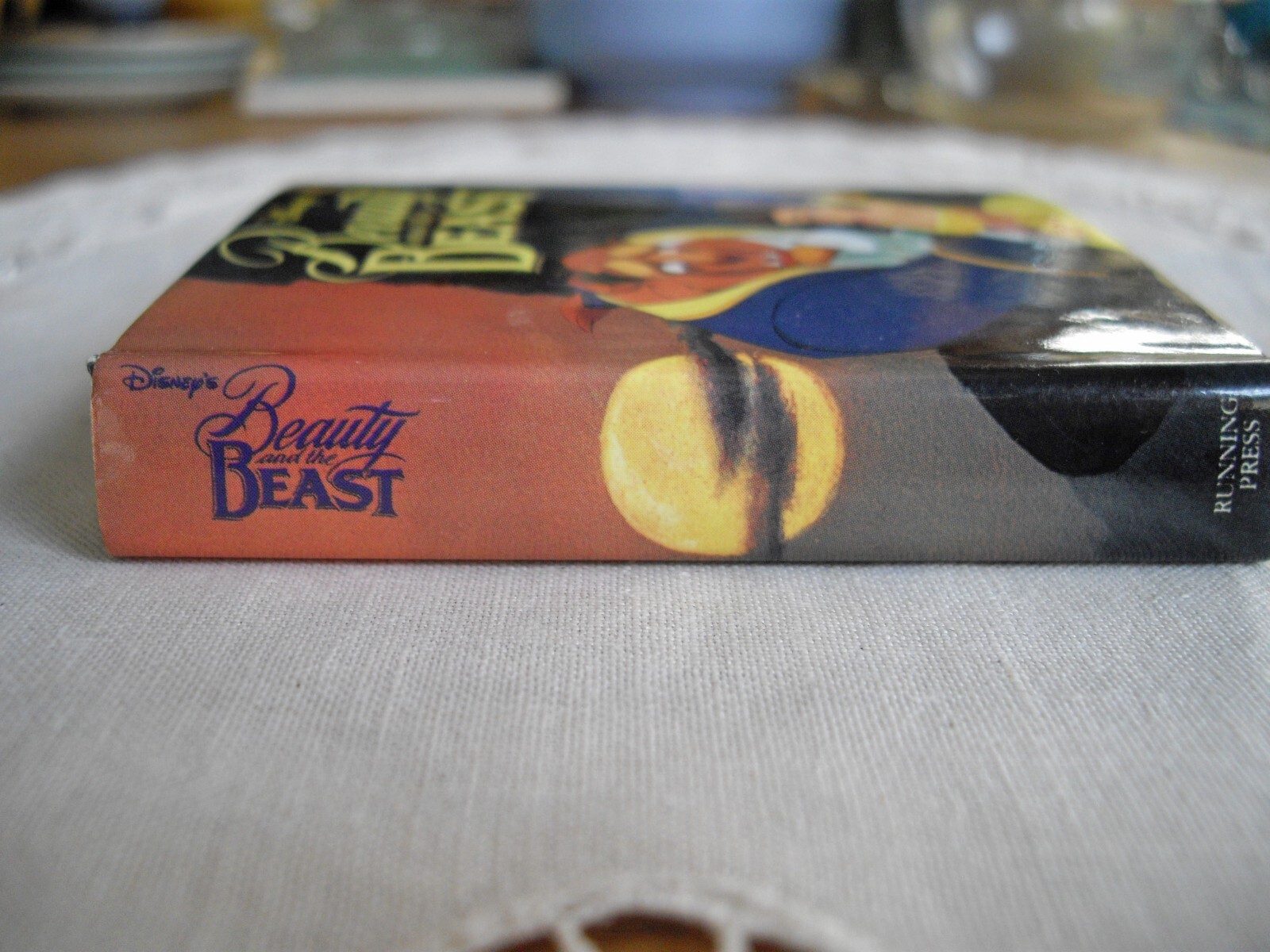 Disney Beauty and the Beast Miniature Hardback 3 1/4″ Book ~
