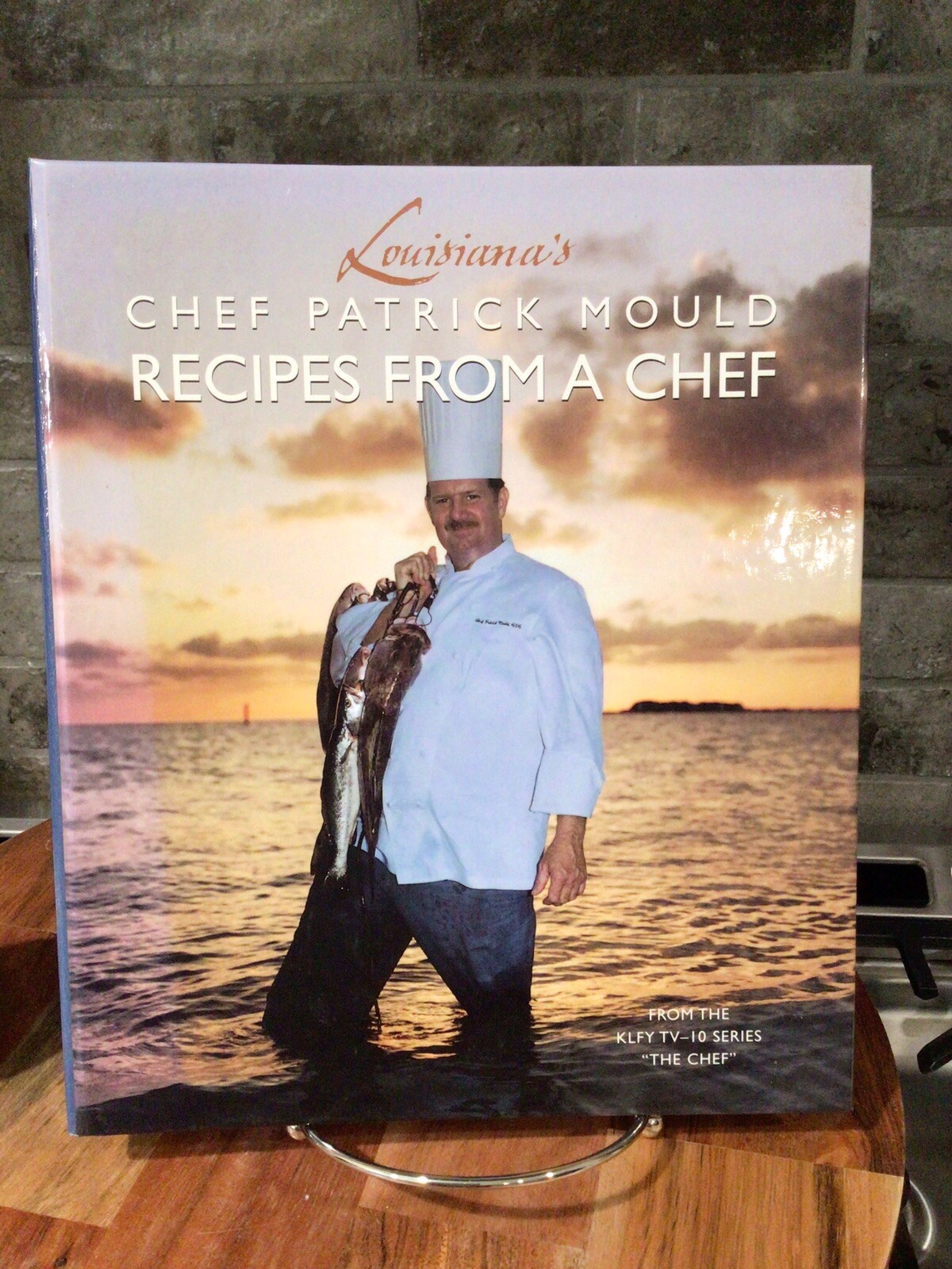 Louisiana’s Chef Patrick Mound Recipes from a Chef COOKBOOK 164pages Signed