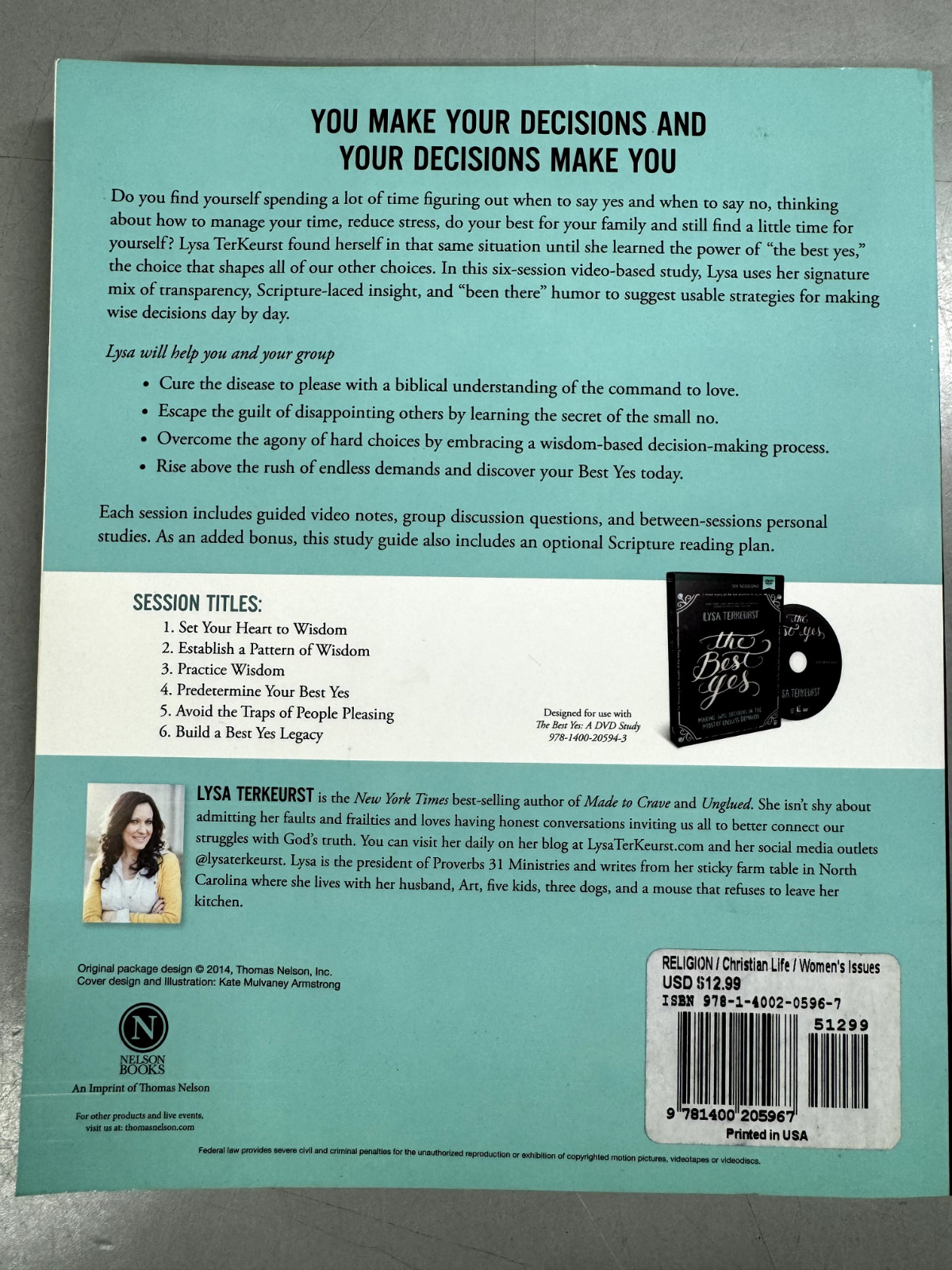 The Best Yes Study Guide: Making Wise Decisions in the Midst of Endless – VG