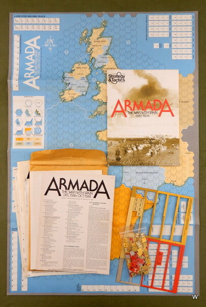Strategy & Tactics Magazine # 72 – Armada, the war with Spain 1585-1604 SPI