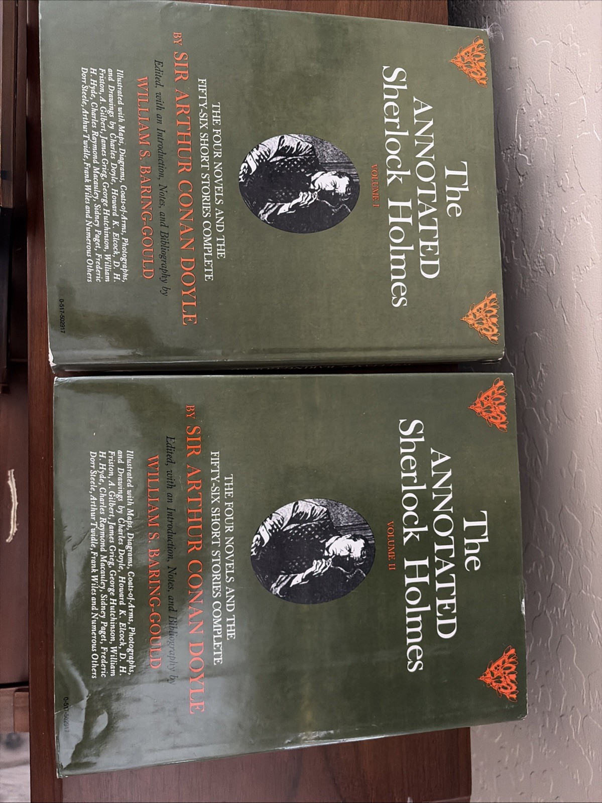 The Annotated Sherlock Holmes 2 Volume Set by Sir Arthur Conan Doyle (1974 H/C)