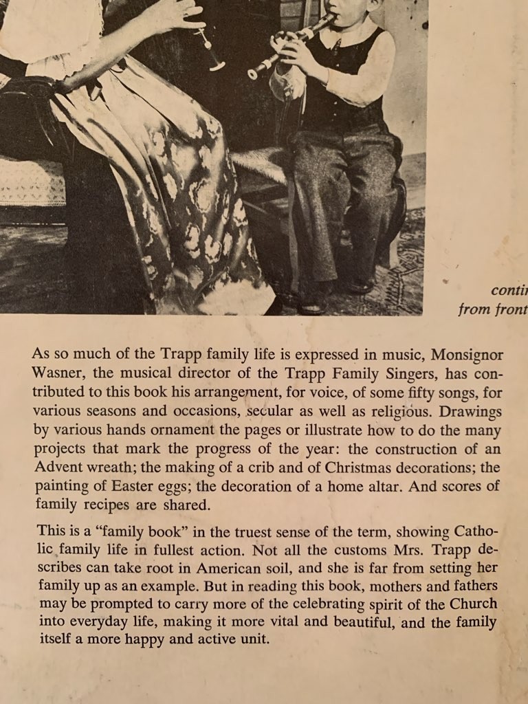 AROUND THE YEAR WITH THE TRAPP FAMILY MARIA VON TRAPP 1ST EDTION 1955 CHRISTIAN