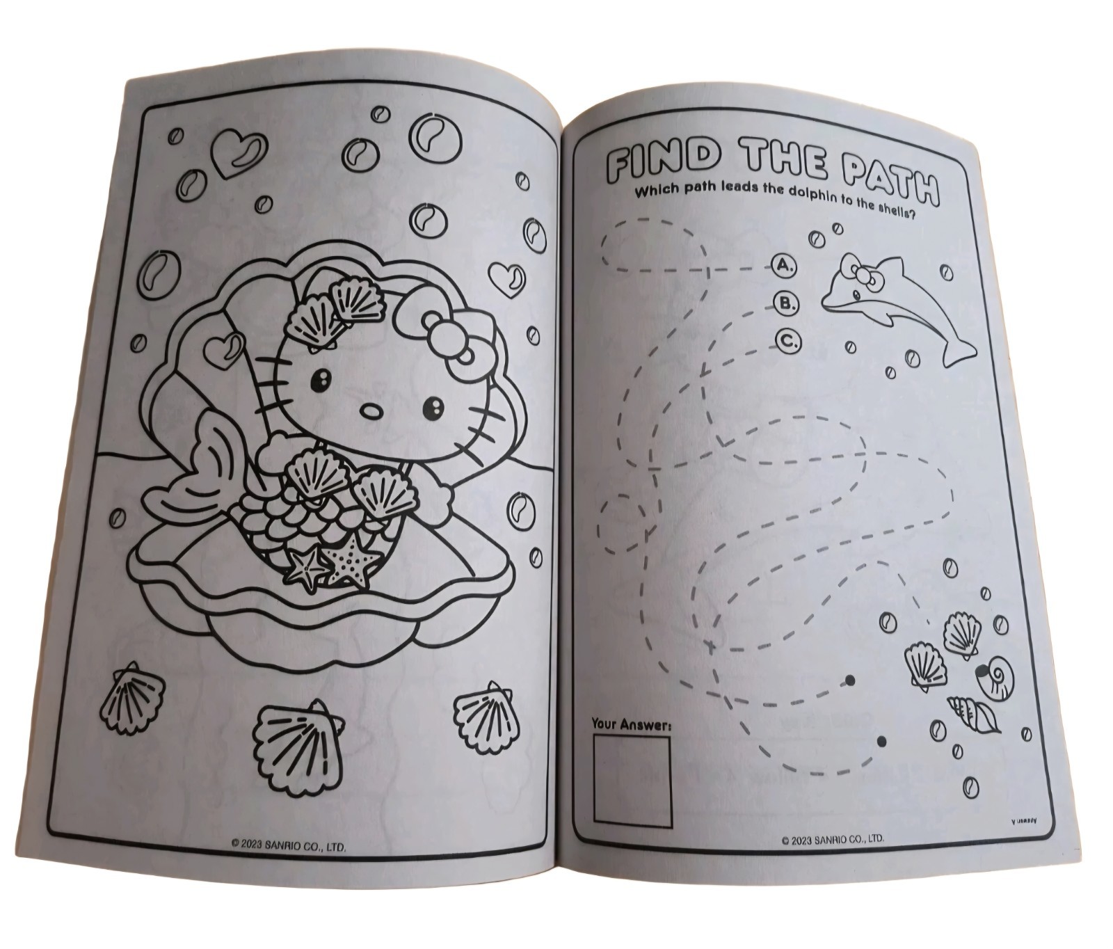 🌈💛 HELLO KITTY 💛 JUMBO 🐥 ●COLORING & ACTIVITY● Coloring And Activity Book.
