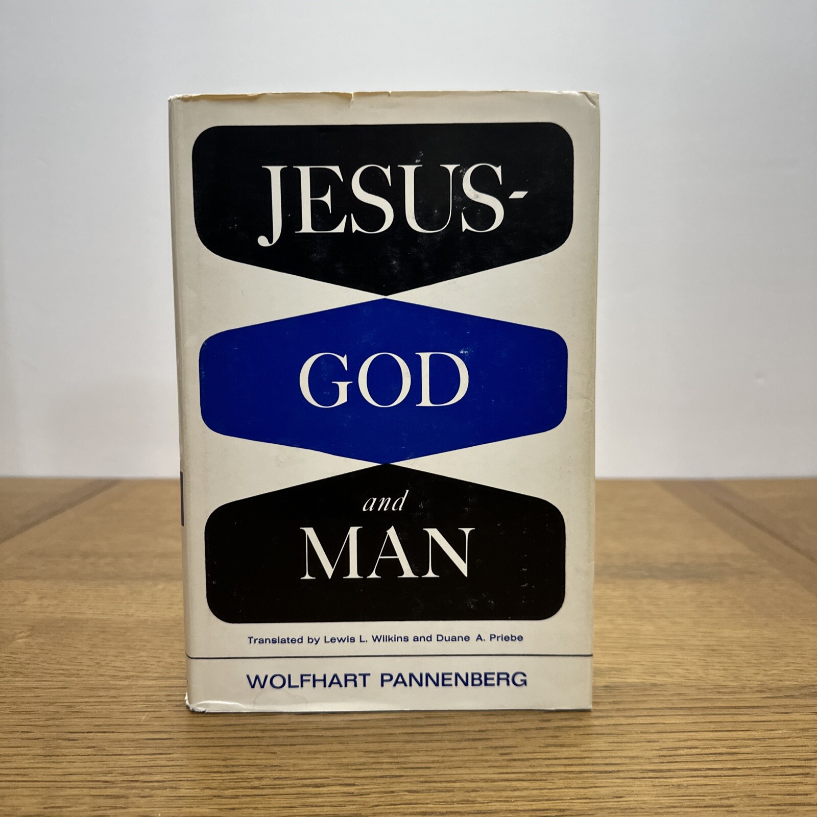 JESUS GOD AND MAN By Wolfhart Pannenberg Hardcover 1968 The Westminster Press DJ