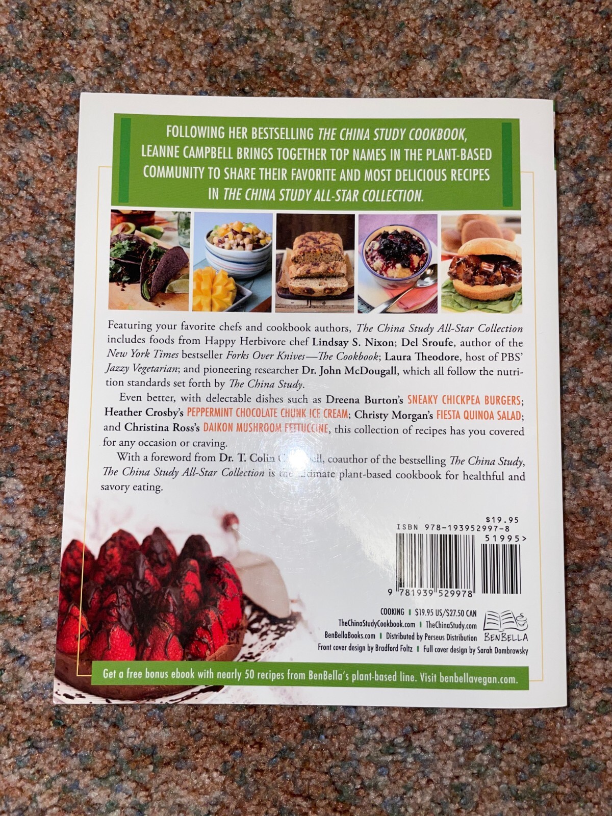 BOOK The China Study All star Collcetion LEANNE CAMPBELL PHD whole food plant ba