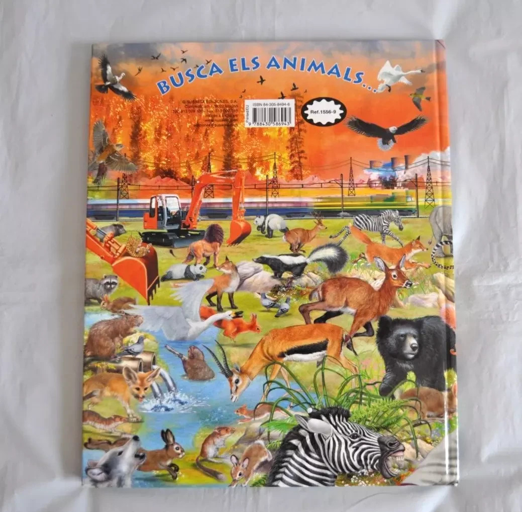 Catalan Language Busca els Animals en Perill Book Hardcover Spain 2002