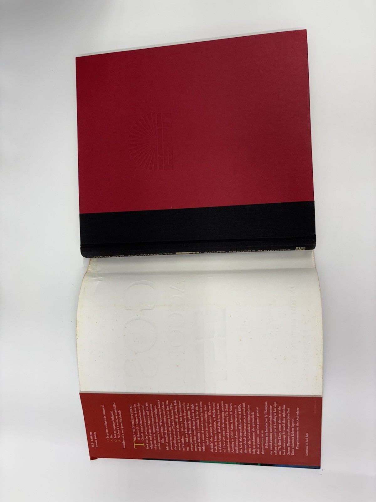 The Gospel According to ESPN Hardcover Book 1st Edition Hunter S Thompson 2002