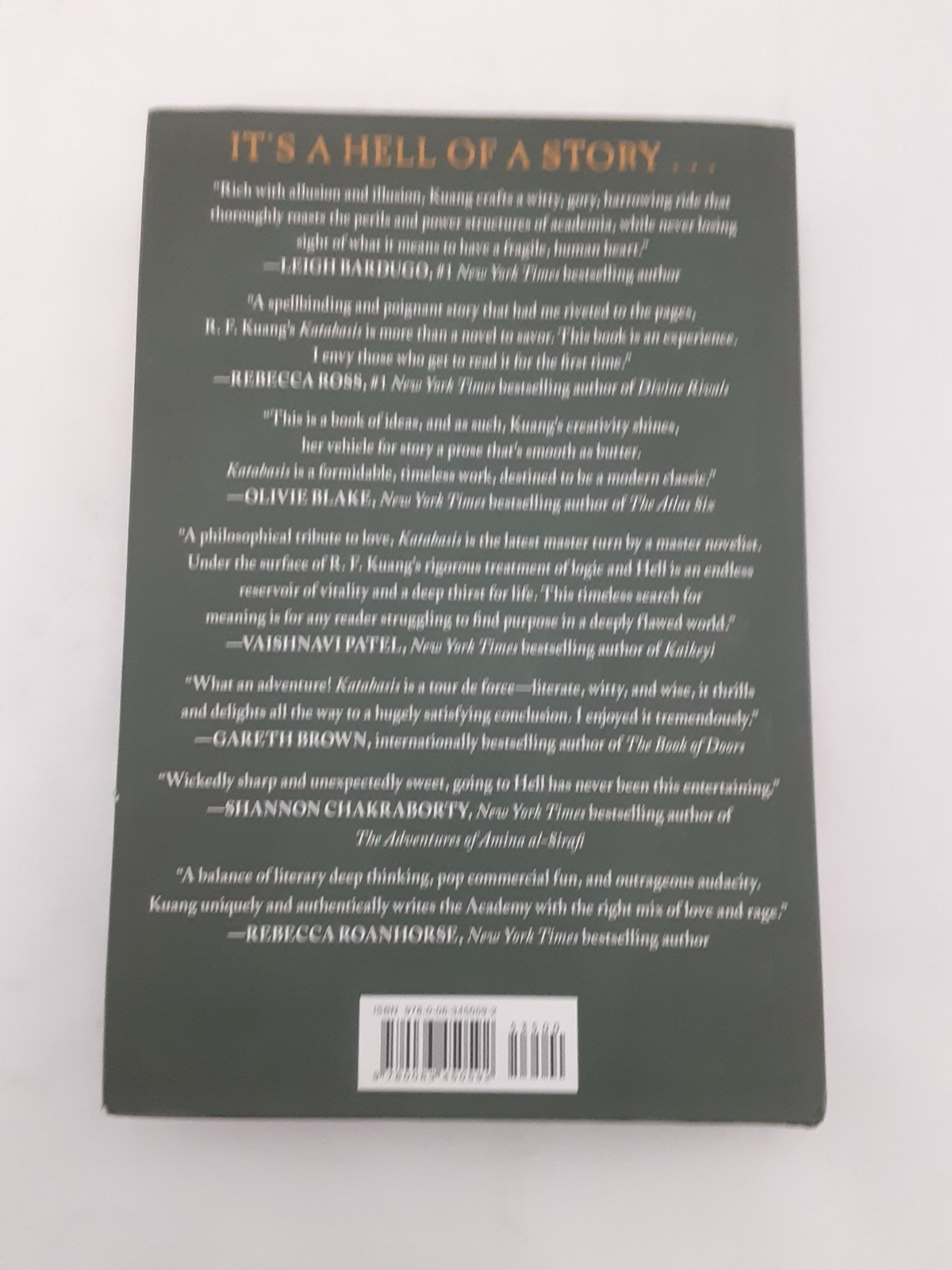 Katabasis a Novel by R.F. Kuang Signed 1st Ed HC 9780063450592