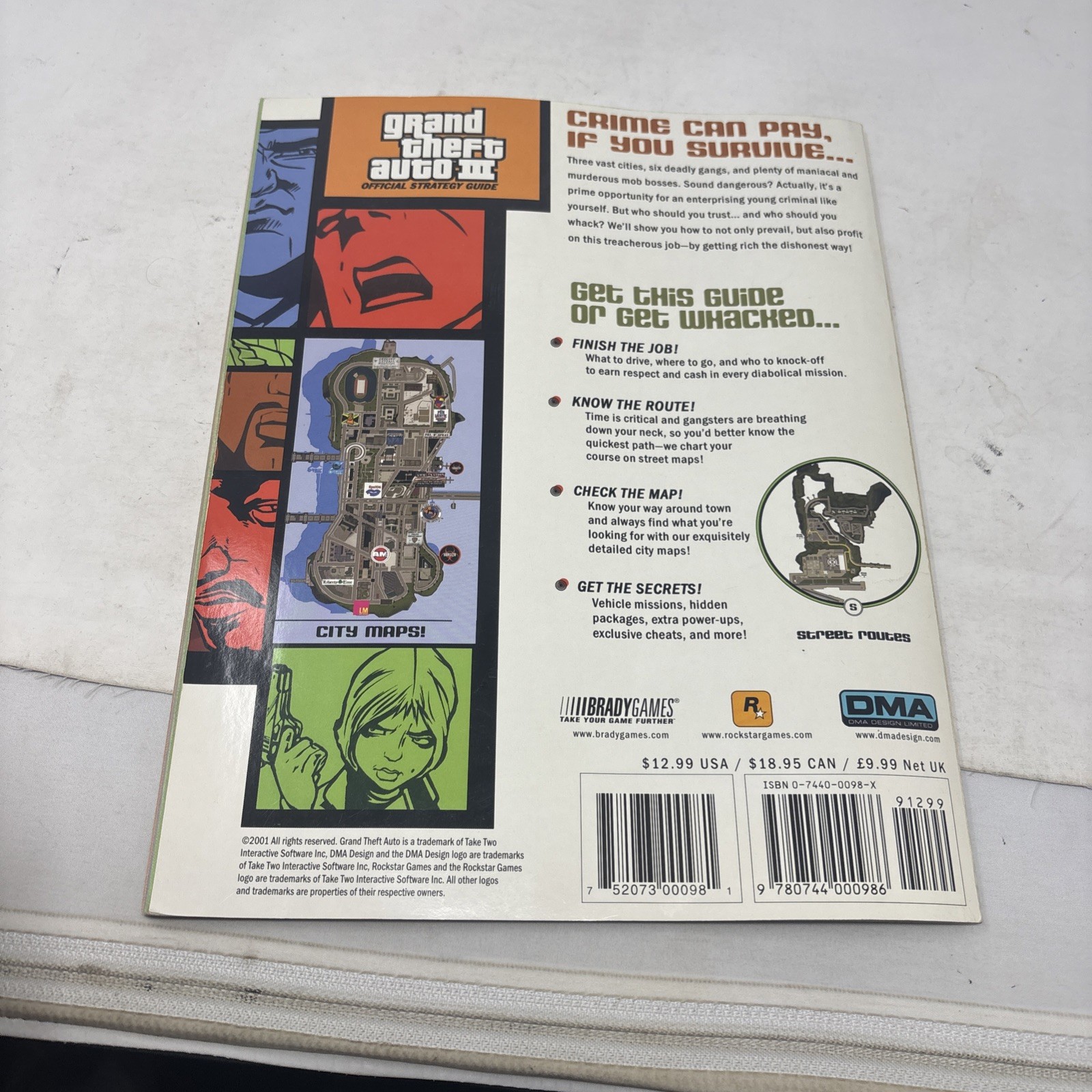 Grand Theft Auto III (GTA 3) Official Strategy Guide Brady. Read