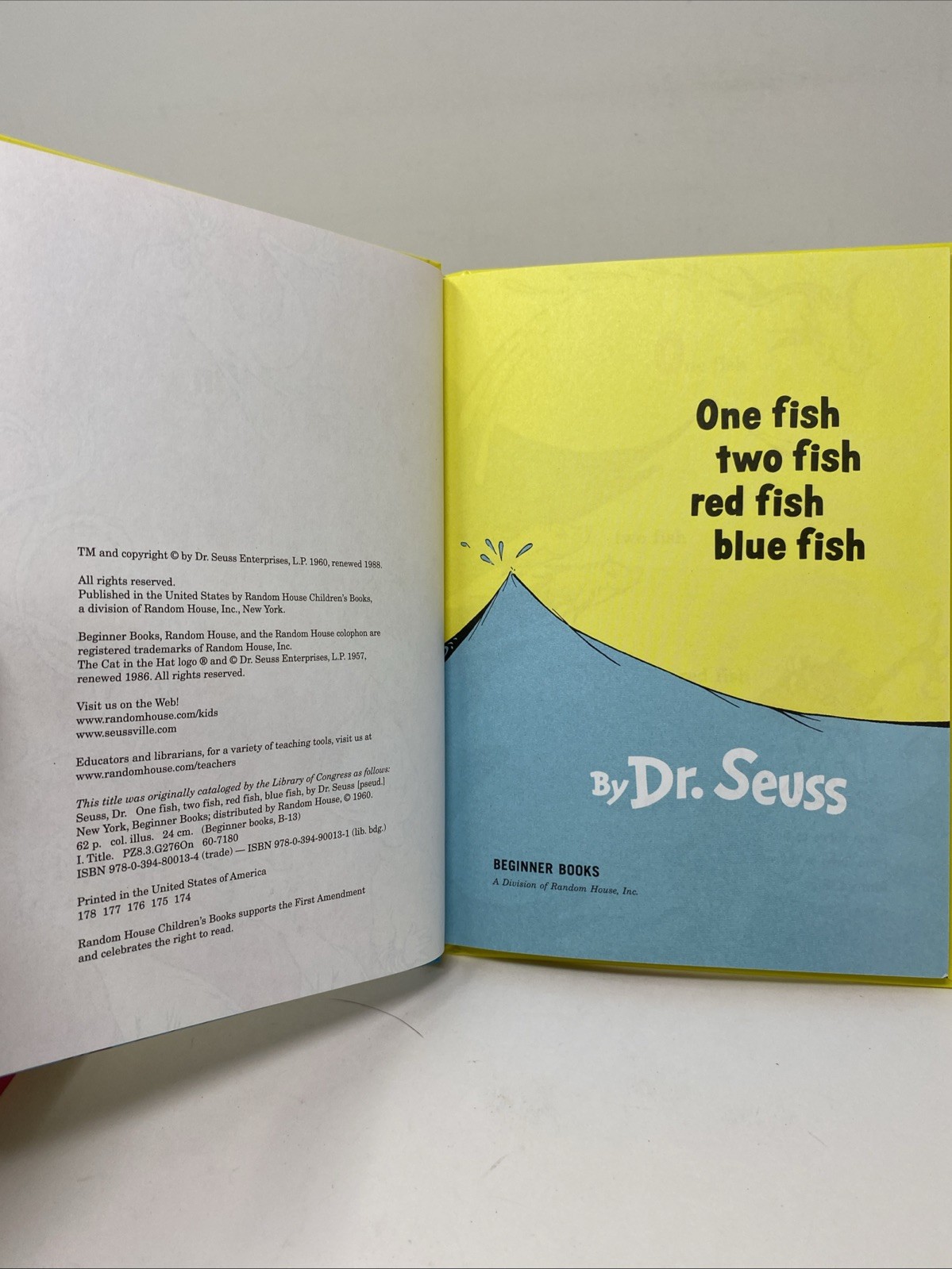 Lot of 6 Dr. Seuss Cat In The Hat Beginner Books HC 9.25 x 6.75 FREE SHIPPING!