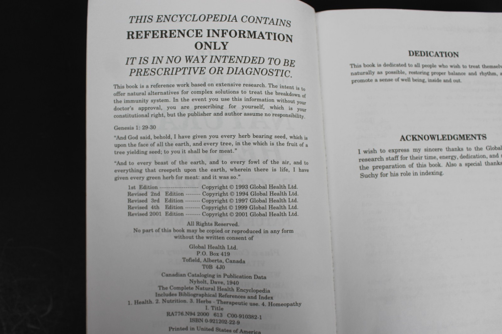 The “Complete” Natural Health Encyclopedia (FT1973)