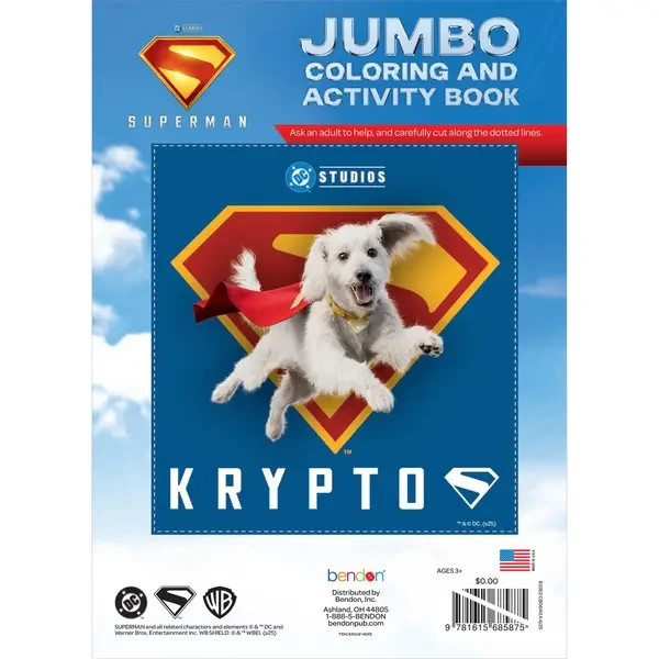 Bendon Publishing Superman Jumbo Book
