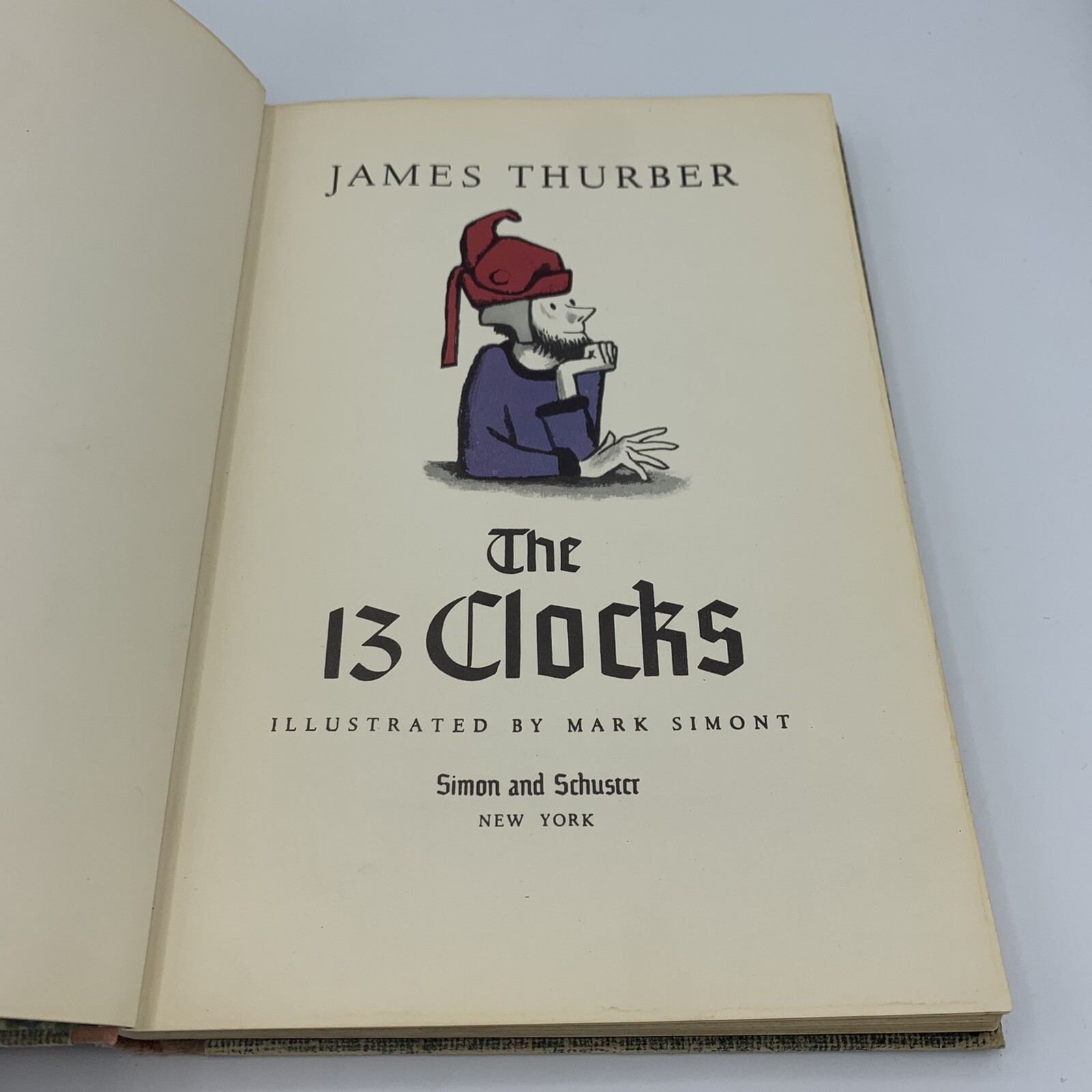 THE 13 CLOCKS – James Thurber – 1950 – Hard Cover – No Dust Jacket