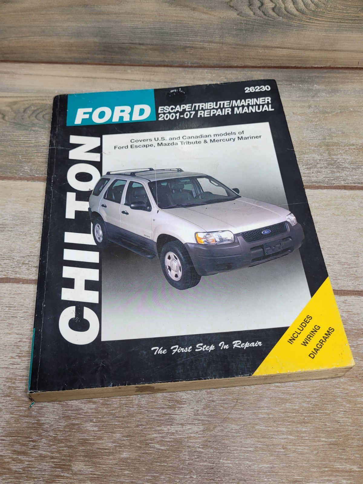 Ford Escape Tribute Mariner Repair Manual 2001-07 Chilton Automotive