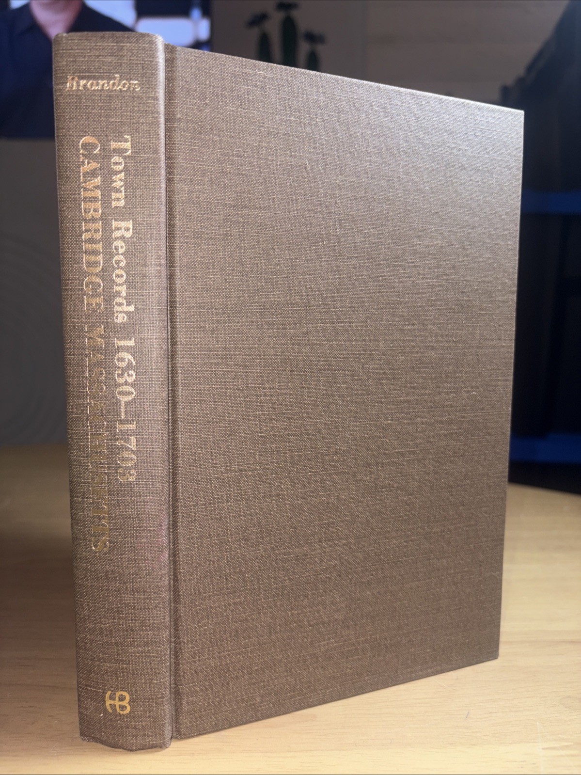 Records of the Town Cambridge Massachusetts 1630-1703 1901 Colonial Geneology NF