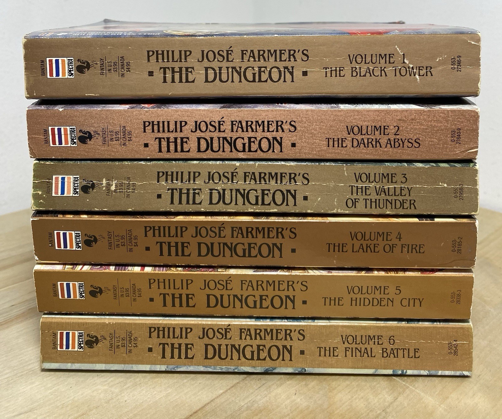 Philip Jose Farmer’s The Dungeon 1-6 1st Printings