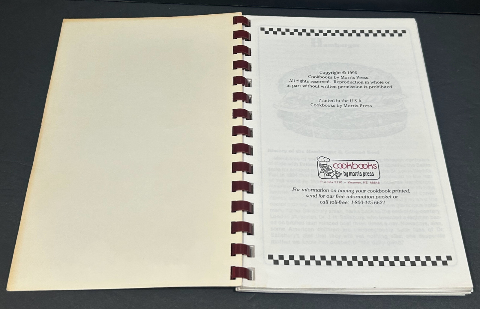Vtg 300 Ways With Hamburger Cookbook Cooking Food Recipes Book 1996 Morris Press