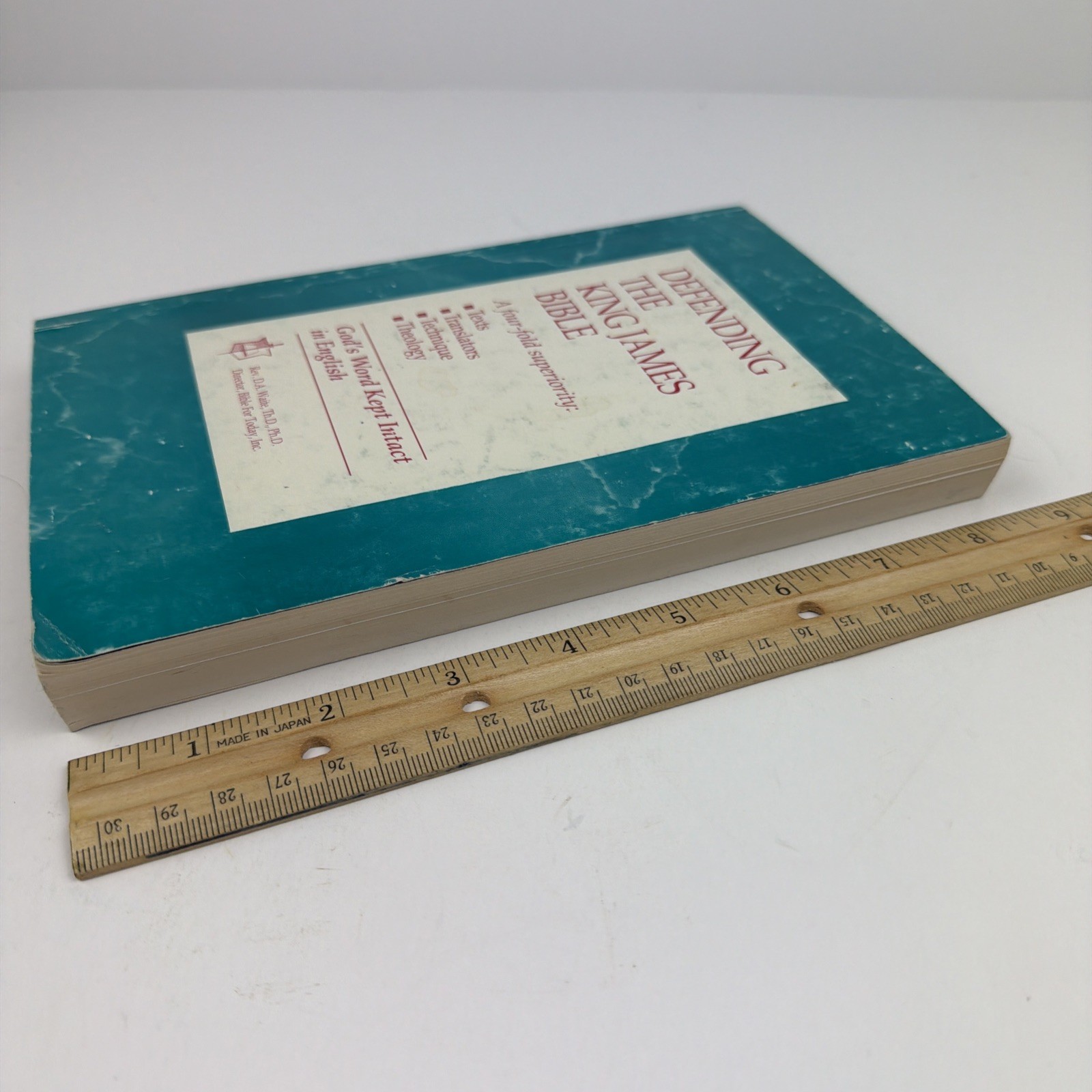 Defending The King James Bible D.A. Waite KJV Superiority 1994 3rd Printing PB