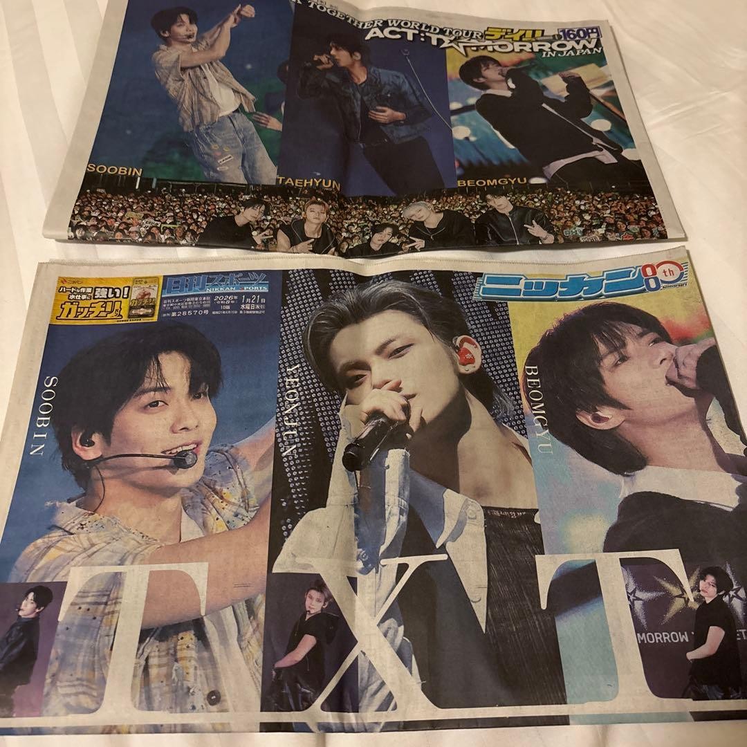 TXT Nikkan Daily 2 Newspaper Special Feature Article 2026　01　21 Japan Live
