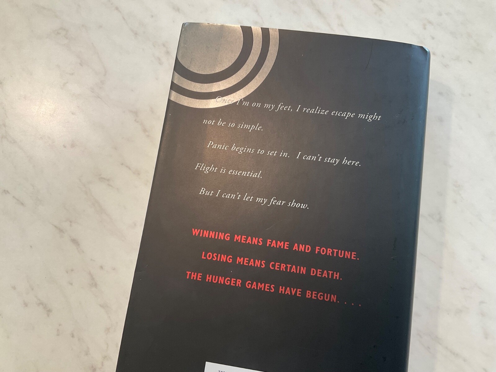The Hunger Games Suzanne Collins 2008 First Edition 20th Gold Spine Print 2011