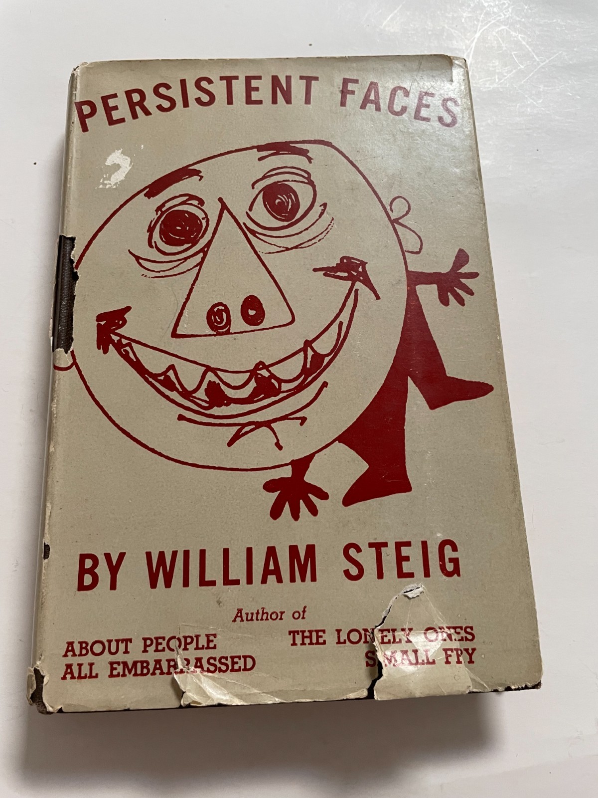 Vintage Persistent Faces – William Steig – Hardcover HB DJ 1945