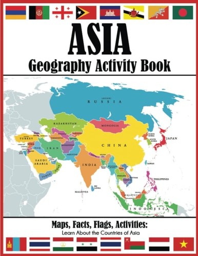 Asia Geography Activity Book, Grady, J.R., New Book