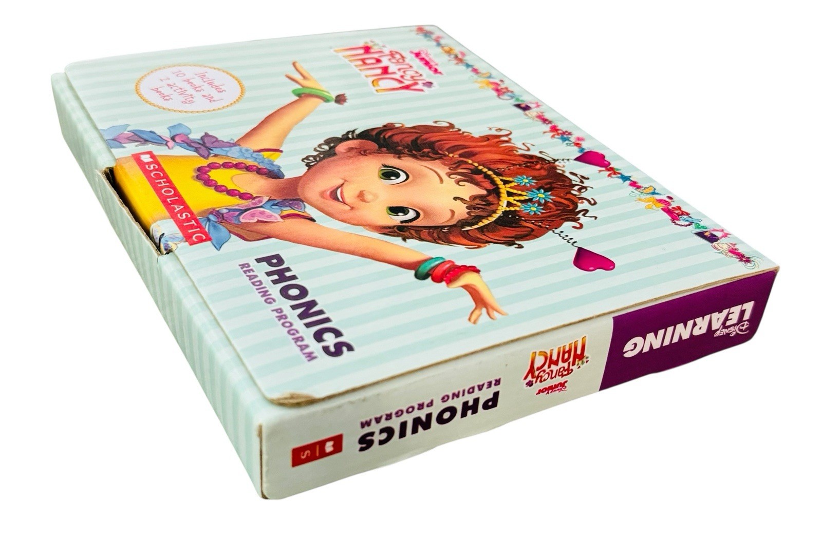 Complete Set of 12 Disney Junior Fancy Nancy Phonics Reading Program w/ Box!