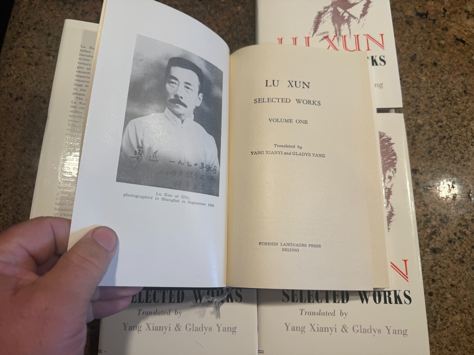Lu Xun Selected Works 4-Volume Box Set Foreign Language Press 1980 Slipcase