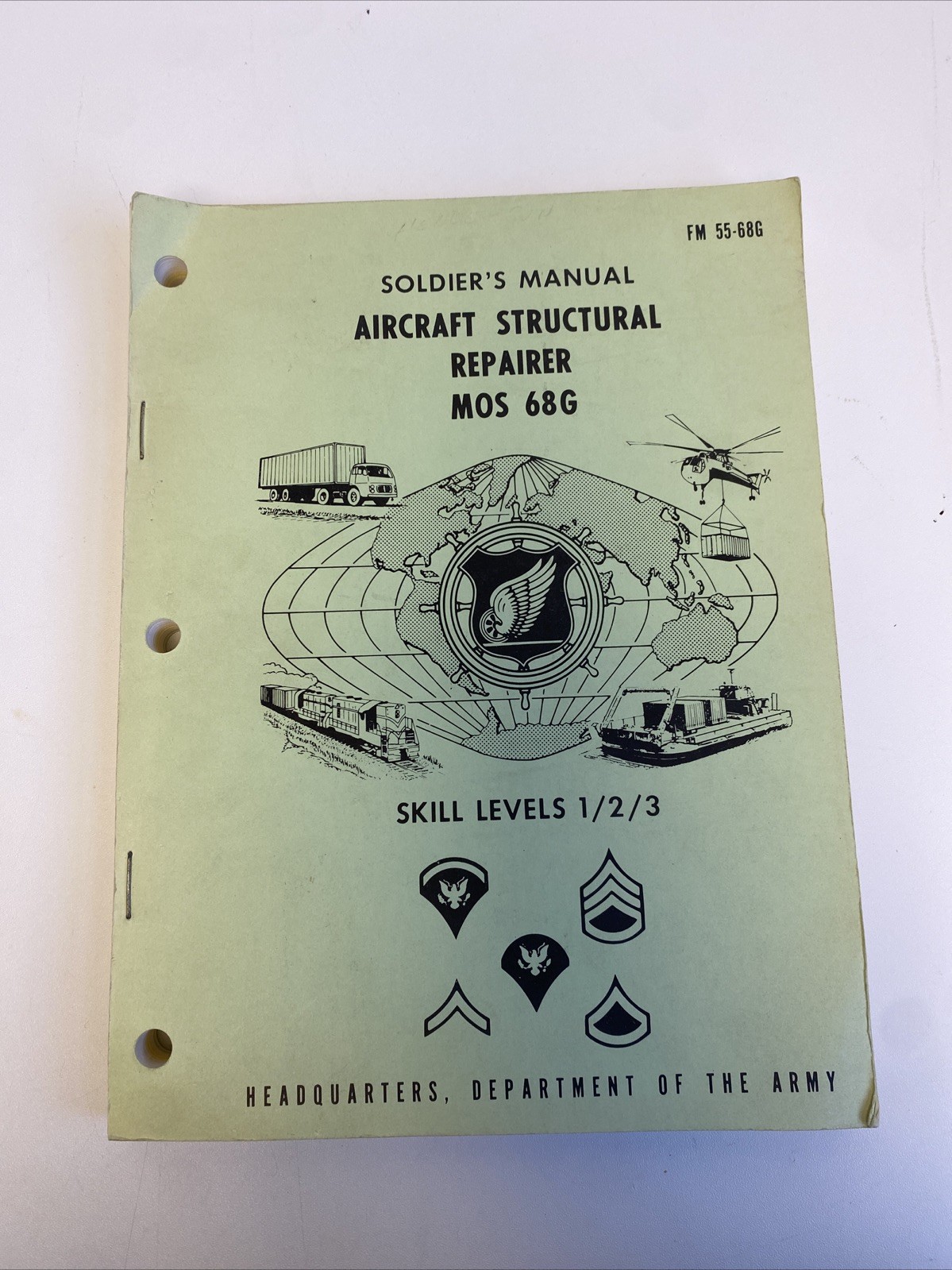 Soldier’s Manual: Aircraft Structural Repairer, MOS 68G, Skill Levels 1/2/3 Army