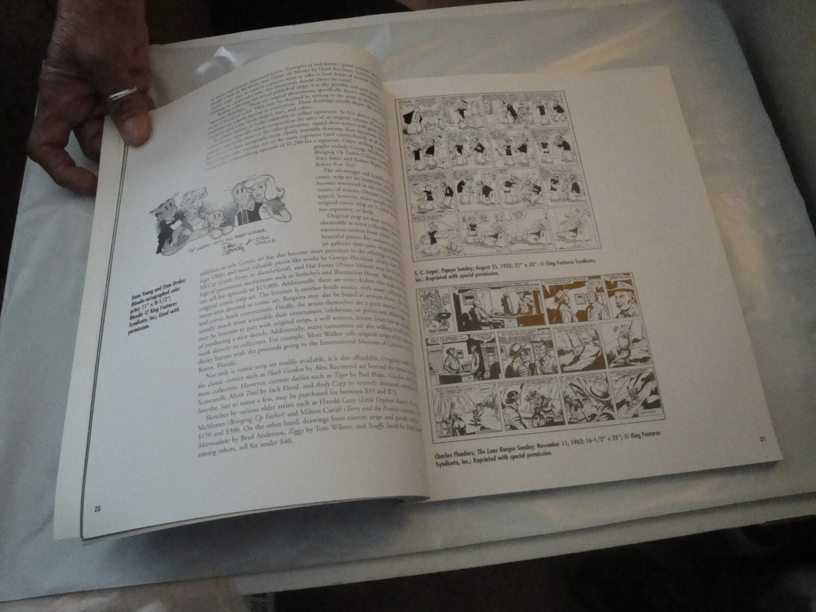 COLLECTING ORIGINAL COMIC STRIP ART! by Jeffrey M. Ellinport 135 pages 1st 1999