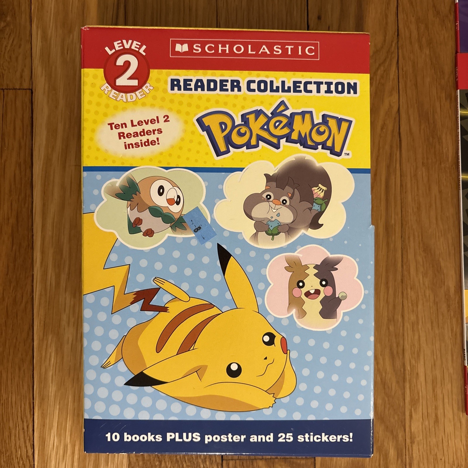 Pokemon Reader Collection 10 Level 2 Readers LIKE New, Complete w/ Box.