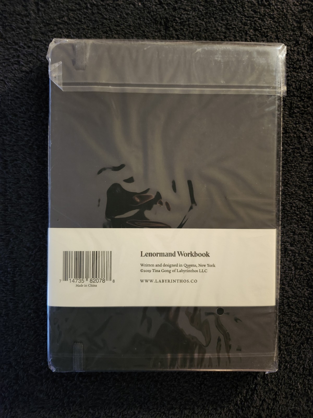 Lenormand Workbook Tina Gong Labyrinthos Gilt Edges Vegan Leather **SEALED