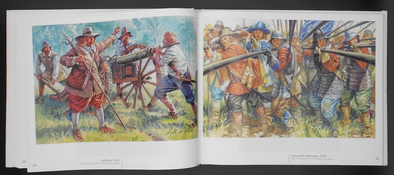 ART OF GIUSEPPE RAVA 2016 1ST EDITION HC VG, ALMOST 200 MILITARY HISTORY ILLUSTR