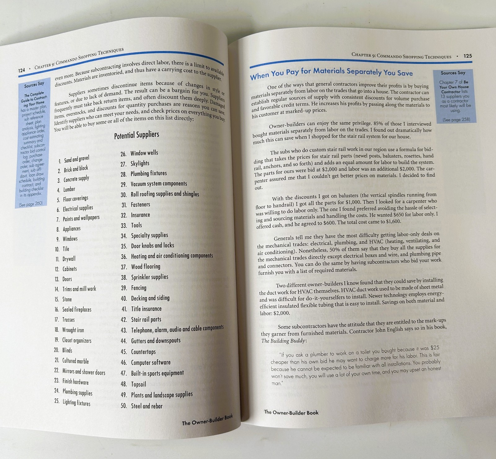 The Owner-Builder Book: How You Can Save Paperback Mark & Elaine Smith