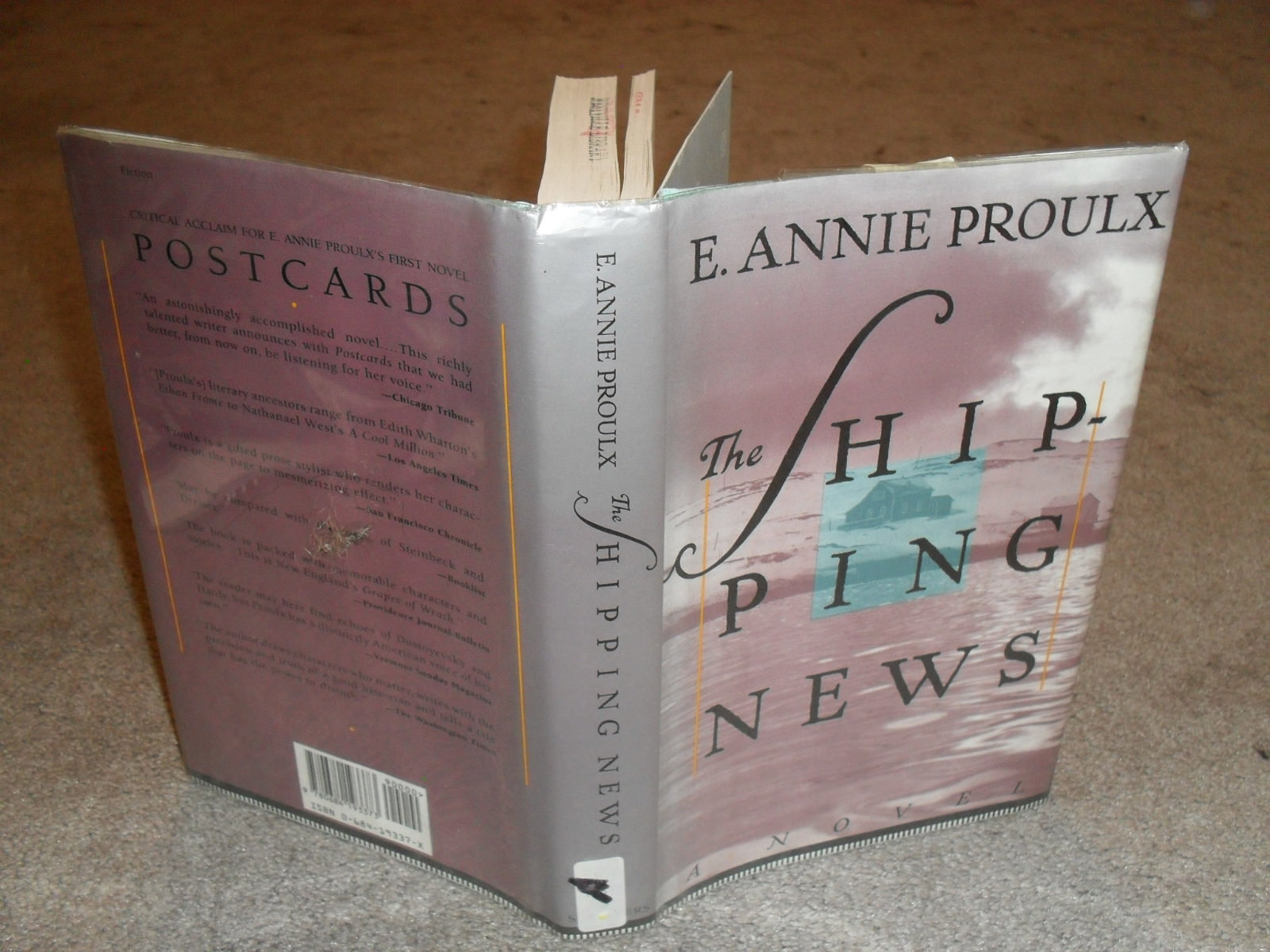 E. Annie Proulx – THE SHIPPING NEWS – TRUE 1st ed / 1st ptg HB/DJ 1993 Pulitzer
