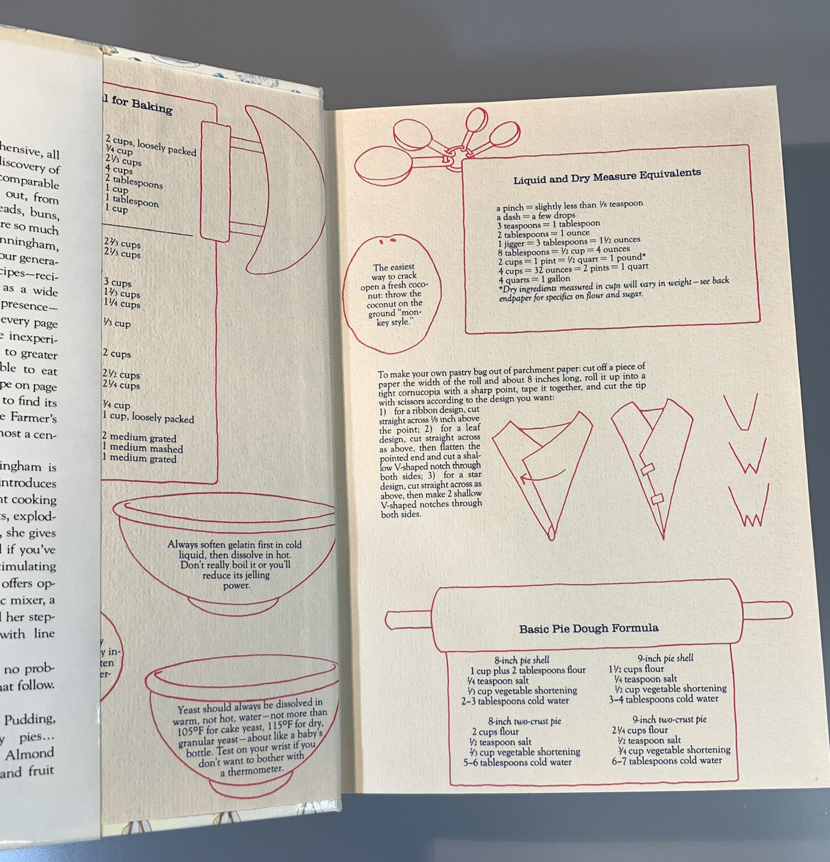 Fannie Farmers Baking Book, hardcover, Marion Cunningham 1984 600 pages (429)