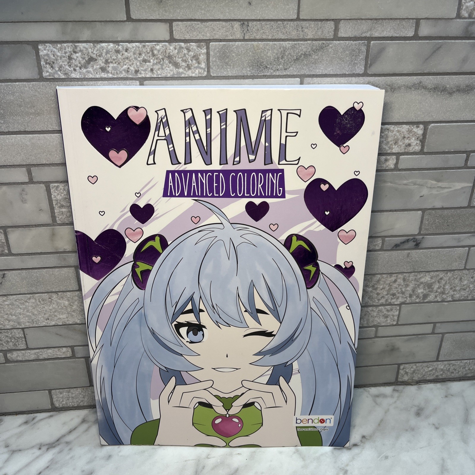 Anime Coloring Book “Advanced Coloring”, Bendon, anime coloring, girl & teens