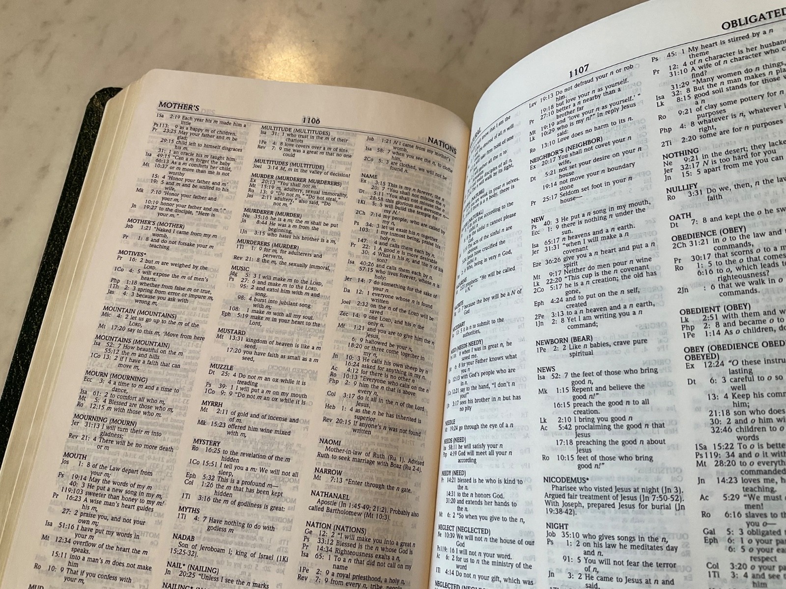 Bible NIV 1984 Thinline Forest Green Bonded Leather Double Column