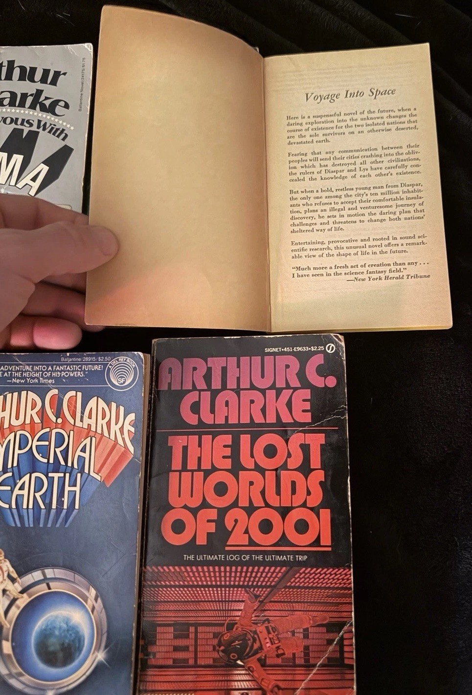 Lot Of 11 Sci-fi Novels/Books! 8 Arthur C. Clarke + 2 Dale Brown Paperbacks