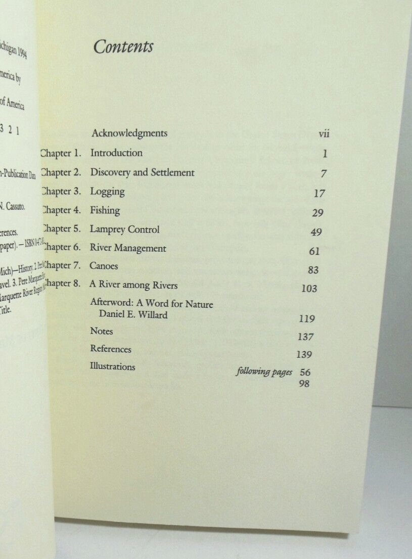 Pere Marquette River Watershed Ecological Biography History Logging Neglect 1994