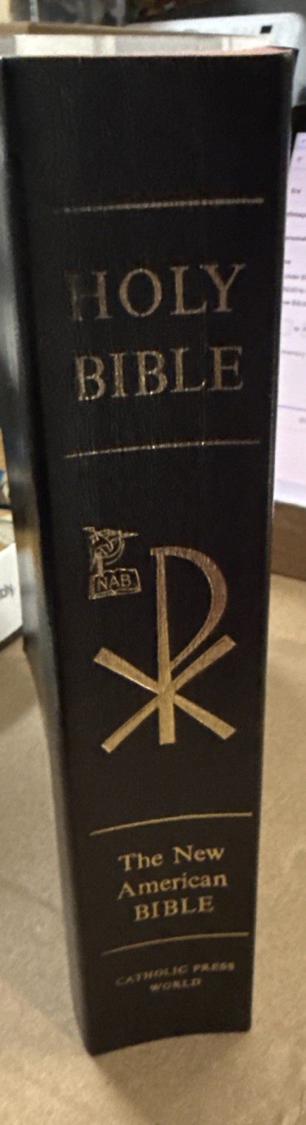 Holy Bible New American Bible NAB Catholic Press World Paperback 1970 1st Ed